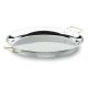 Plat à Paella 34cm en inox pour 6 personnes