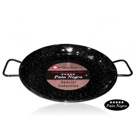 Plat à Paella émaillé 42cm - Spécial induction Garcima
