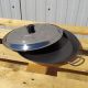 Plat à paella Induction en inox anti-adhésive 32cm + couvercle pour 5 personnes