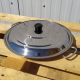 Plat à Paella inox 40cm spécial induction + couvercle pour 10 personnes