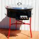 Kit cuisson -bbq70 - Plat fonte 80cm - 1 séparation - rechaud pro
