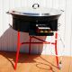 Kit cuisson -bbq70  - Plat fonte 80cm - 1 séparation