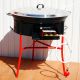 Kit cuisson -bbq70  - Plat fonte 80cm - 1 séparation
