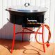 Kit cuisson -bbq70  - Plat fonte 80cm - 1 séparation