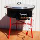 Kit cuisson -bbq70  - Plat fonte 80cm - 1 séparation