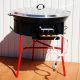 Kit cuisson -bbq70  - Plat fonte 80cm - 1 séparation