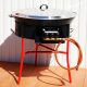 Kit cuisson -bbq70  - Plat fonte 80cm - 1 séparation