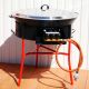 Kit cuisson -bbq70  - Plat fonte 80cm - 1 séparation