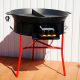 Kit cuisson -bbq70  - Plat fonte 80cm - 1 séparation