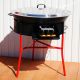 Kit cuisson -bbq70  - Plat fonte 80cm - 1 séparation
