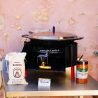Kit à paella -bbq40 pour 12 personnes - Plat emaillé - Couvercle - Thermocouple