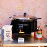 Kit à paella -bbq40 14 personnes - Plat acier Pata Negra- Couvercle - Thermocouple