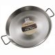 Plat à Paella 50cm Garcima Pata Negra + couvercle inox