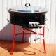 Kit à paella -bbq70 - Plat fonte 80cm - rechaud pro