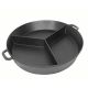 Kit tartiflette -bbq60  - Plat fonte 65cm - 3 séparations