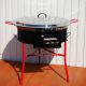 Kit à paella - BBQ70 pour 40 personnes  - Plat acier avec couvercle inox
