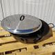 Poêle creuse émaillée 60cm Garcima - 28.75 litres avec  couvercle  INOX