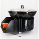 Kit Poêle creuse - BBQ40 pour 40 personnes - Plat creux émaillé 55cm - Couvercle