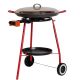 Kit à paella sur roues - poêle anti adhérente avec couvercle  inox 12 personnes