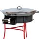 Kit à paella - BBQ60  pour 25 personnes  - Plat acier 65cm avec couvercle inox