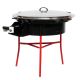 Kit à paella - BBQ60 pour 30 personnes - Plat émaillé  et pare-flammes