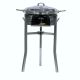Kit à paella - Pare-flammes inox - 20 personnes - Plat et couvercle inox - thermocouple
