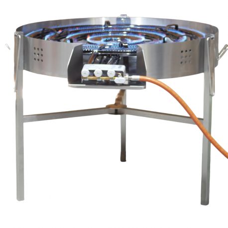 TT900 - Brûleur Propane surpuissant 90cm haut de gamme avec thermocouple + veilleuse + trépied  en  option - 41.57kW