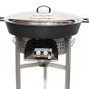 Kit tartiflette pare flammes  inox 45cm - Poêle fonte 65cm - thermocouple pro