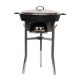 Kit tartiflette pare flammes  inox 45cm - Poêle fonte 50cm - thermocouple pro