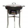 Kit tartiflette pare flammes  inox 45cm - Poêle fonte 65cm