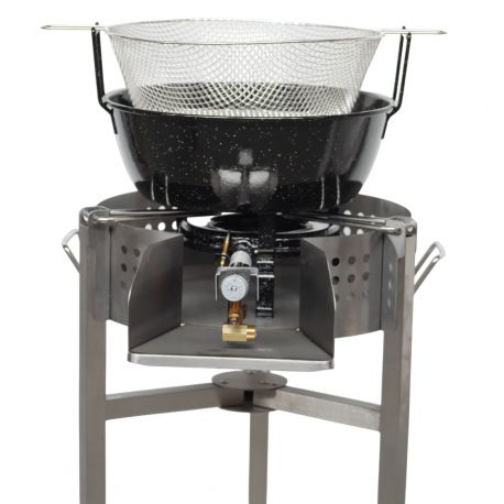 Kit  friteuse pro à gaz bbq40- 11 litres - 40 cm