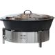 Kit tartiflette  - pare flammes 80cm Inox - Plat fonte 80cm - réchaud au choix