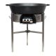 Kit tartiflette  - pare flammes 80cm Inox - Plat fonte 80cm - réchaud au choix