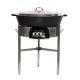 Kit tartiflette  - pare flammes 80cm Inox - Plat fonte 80cm - réchaud au choix