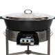 Kit tartiflette  - pare flammes 80cm Inox - Plat fonte 80cm - réchaud au choix