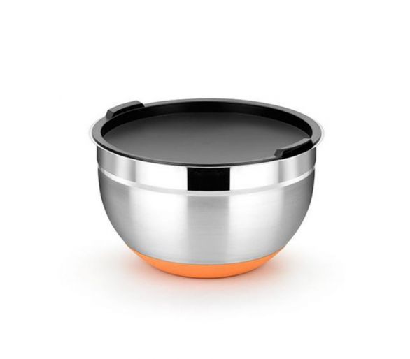 Bol en inox avec couvercle 3.2litres