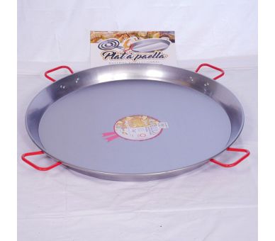 Plat à Paella acier 85cm Garcima pour 45 personnes
