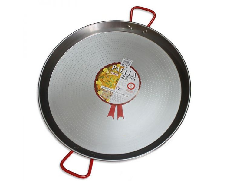 Plat à Paella acier 60cm Garcima pour 20 personnes