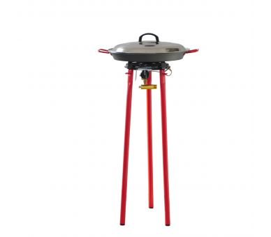 Kit à paella pour 12 personnes - Poêle acier - Couvercle inox en  option