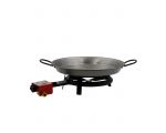 Kit à paella pour 12 personnes - Poêle acier - Couvercle inox en  option