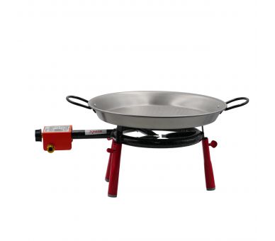 Kit à paella pour 12 personnes - Poêle acier - Couvercle inox en  option