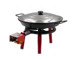 Kit à paella 14 personnes - avec poêle émaillée Garcima - Couvercle inox 